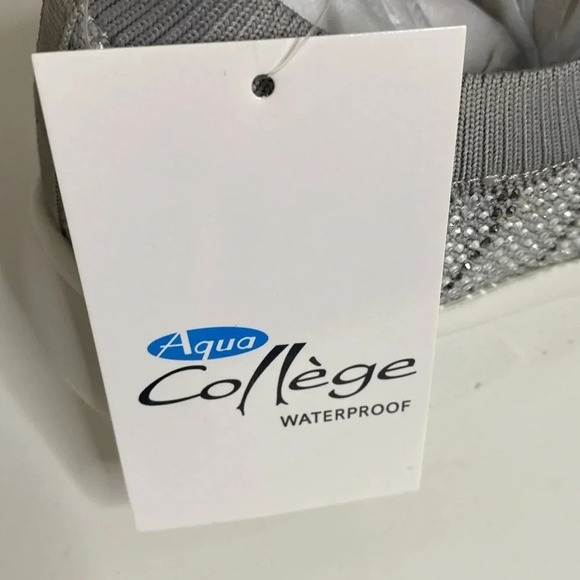 AQUA COLLEGE Zebra Print Slip On Sneakers - Picture 3 of 4